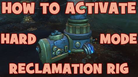 toys for destruction wow|reclamation rig hard mode.